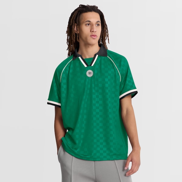 Deutschland Fanatics Green Germany National Team Retro Raglan V Neck Fashion Jersey 2026
