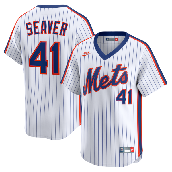 TOM Seaver NEW York Mets Nike Cooperstown Collection Limited Jersey White 2025/26