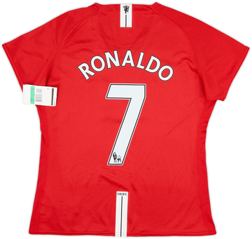 Manchester United Home Shirt 2007/09