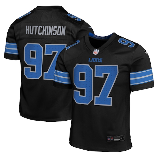 Aidan Hutchinson Detroit Lions Nike Game Jersey Black 2026/27