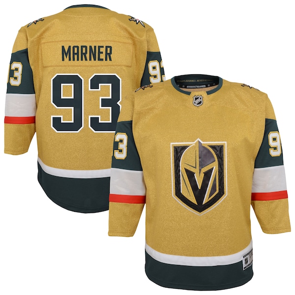 Mitch Marner Vegas Golden Knights Outerstuff Youth Premier Player Jersey Gold 2025/26