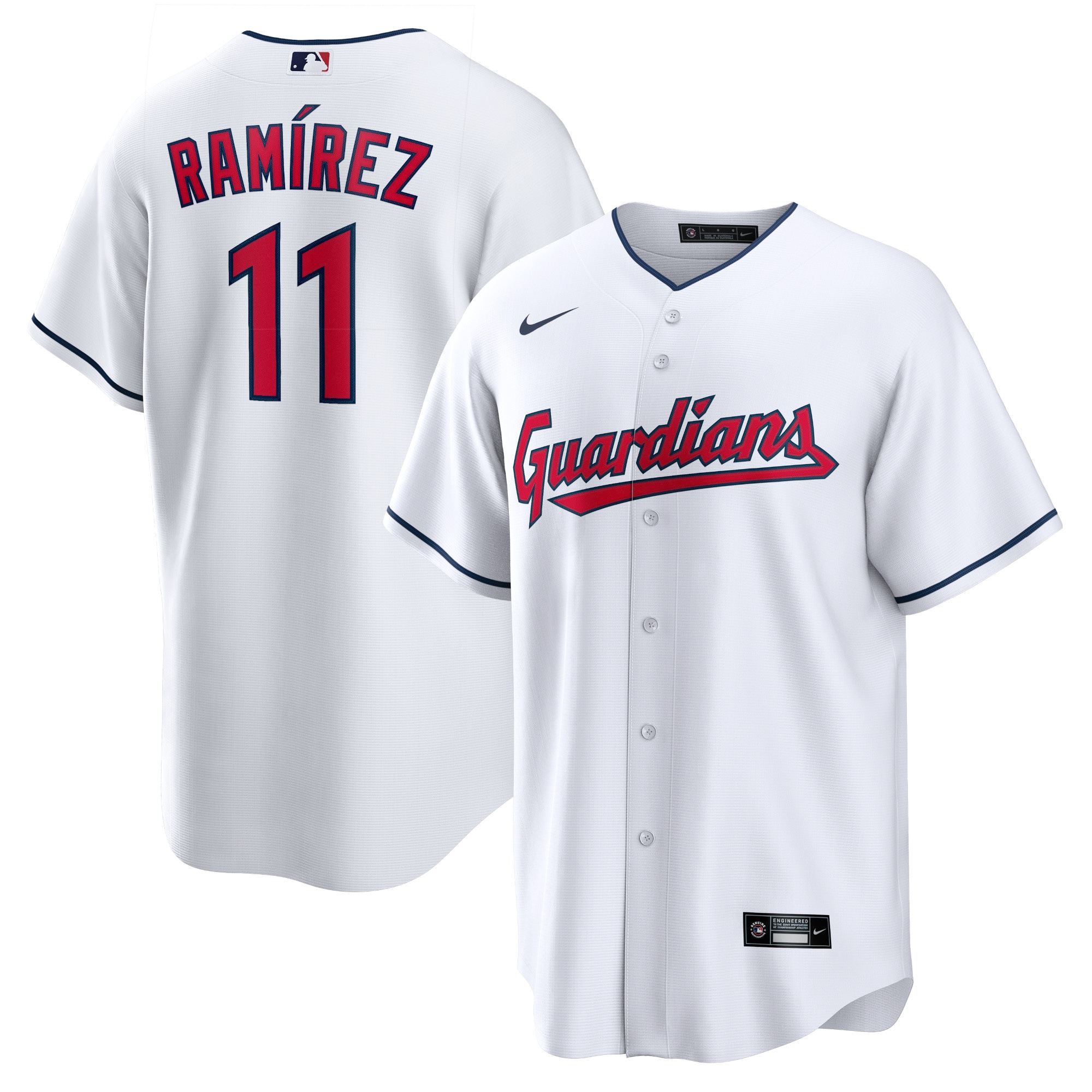 José Ramírez Cleveland Guardians Nike Replica Player Jersey 2025/26
