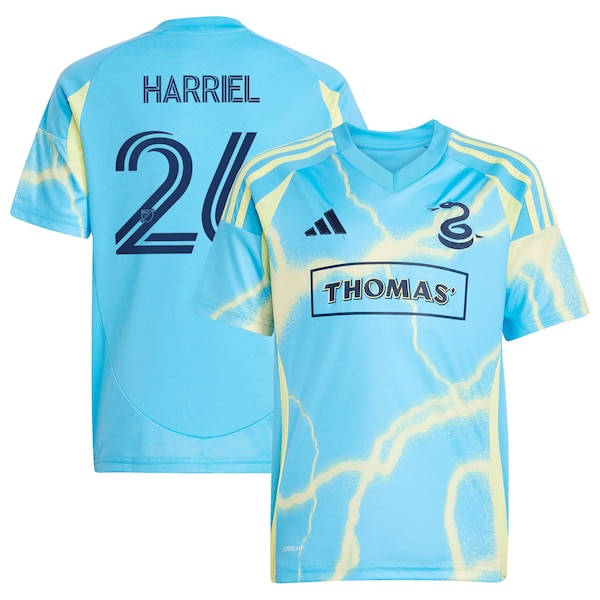 Philadelphia Union Youth Adidas Nathan Harriel Blue Philadelphia 2025