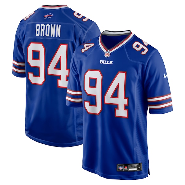 Andrew Brown Buffalo Bills Nike Game Jersey Royal 2025/26