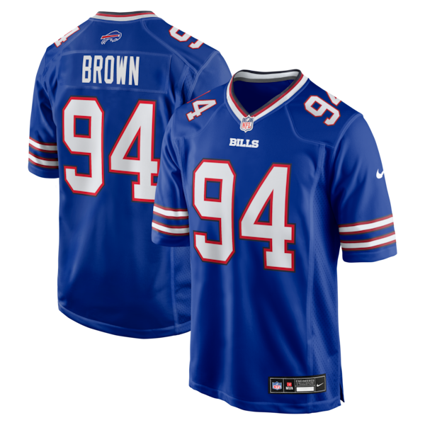 Andrew Brown Buffalo Bills Nike Game Jersey Royal 2025/26