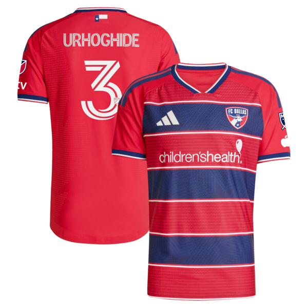 Osaze Urhoghide FC Dallas Adidas 2026 DNA Kit On Field Authentic Patch Jersey 2026