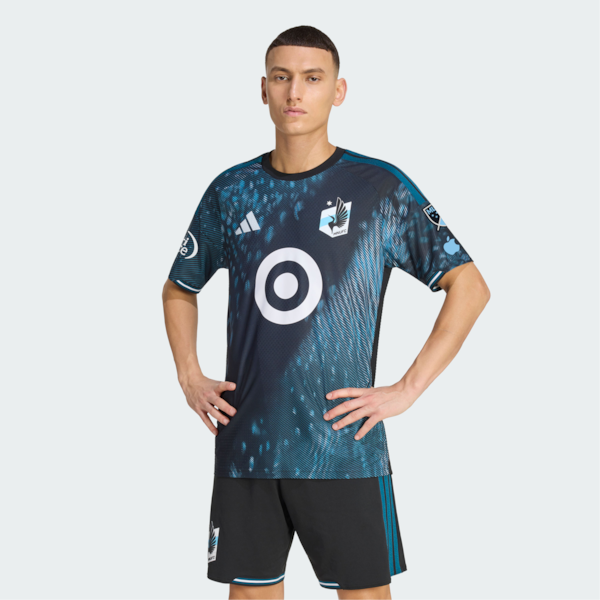 Minnesota United FC Adidas 2026 the Decade KIT ON Field Authentic Patch Jersey Black 2026
