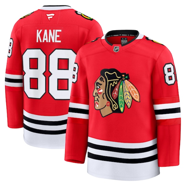 Patrick Kane Chicago Blackhawks Fanatics Premium Jersey RED 2025/26