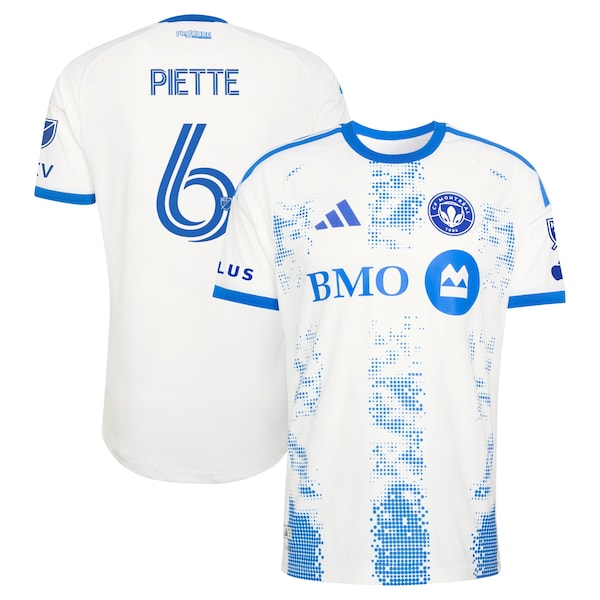 Samuel Piette CF Montreal Adidas 2026 the Procure Jersey On Field Authentic Patch Jersey 2026