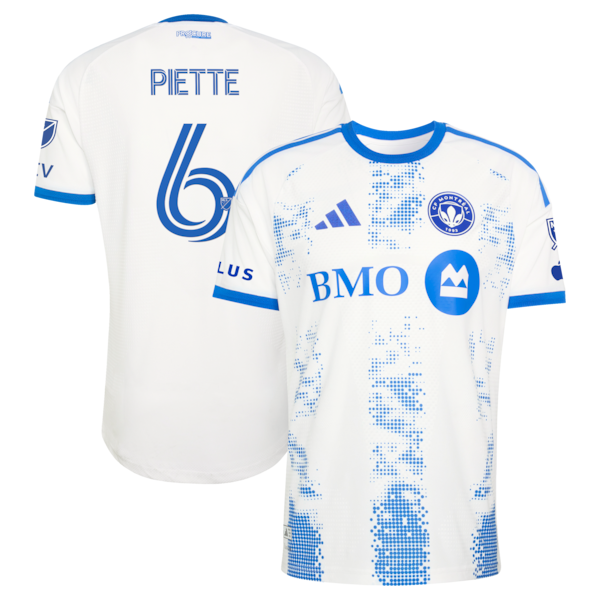 Samuel Piette CF Montreal Adidas 2026 the Procure Jersey On Field Authentic Patch Jersey 2026
