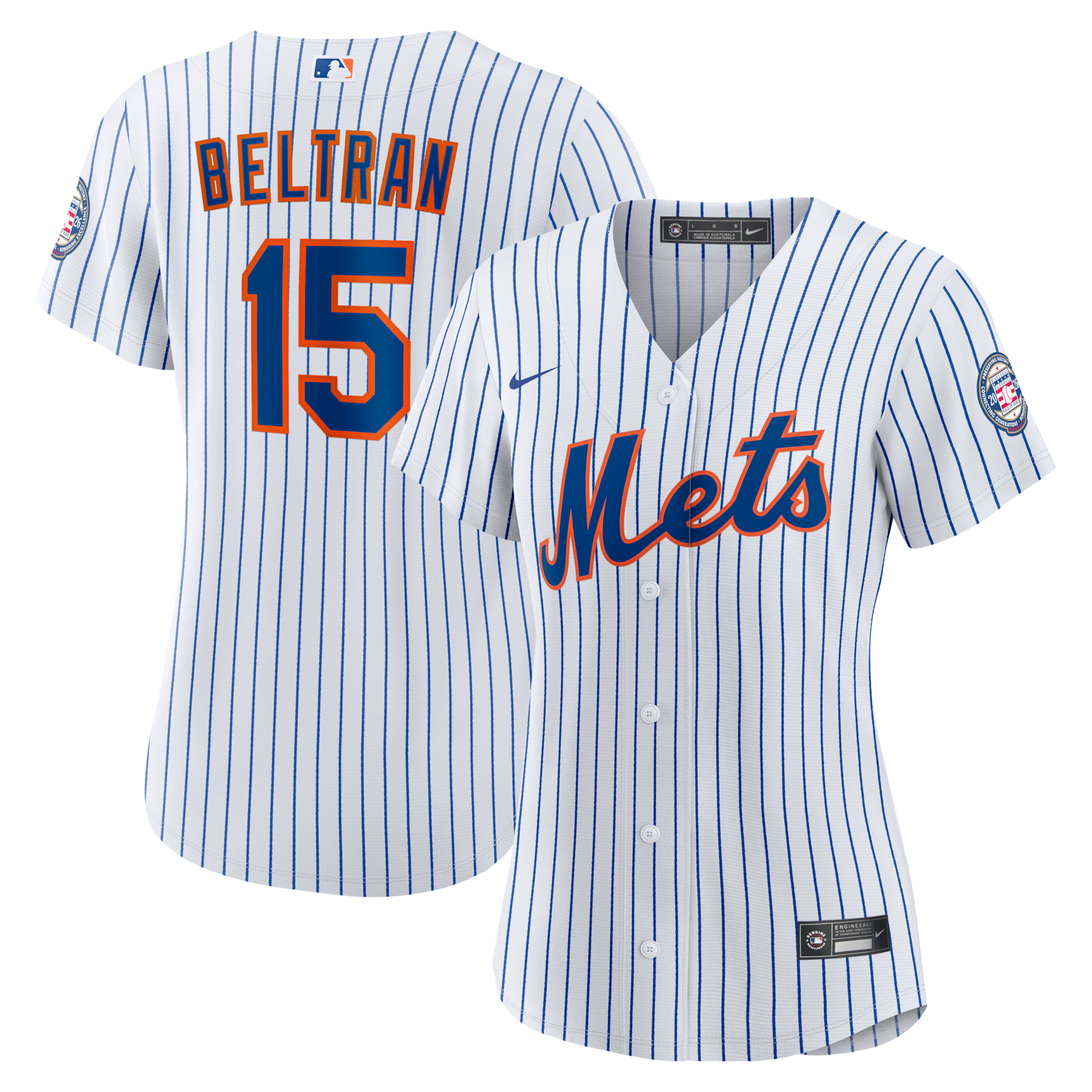 Carlos Beltran NEW York Mets Nike 2026 Baseball Hall of Fame Retired Player Replica Jersey White 2026