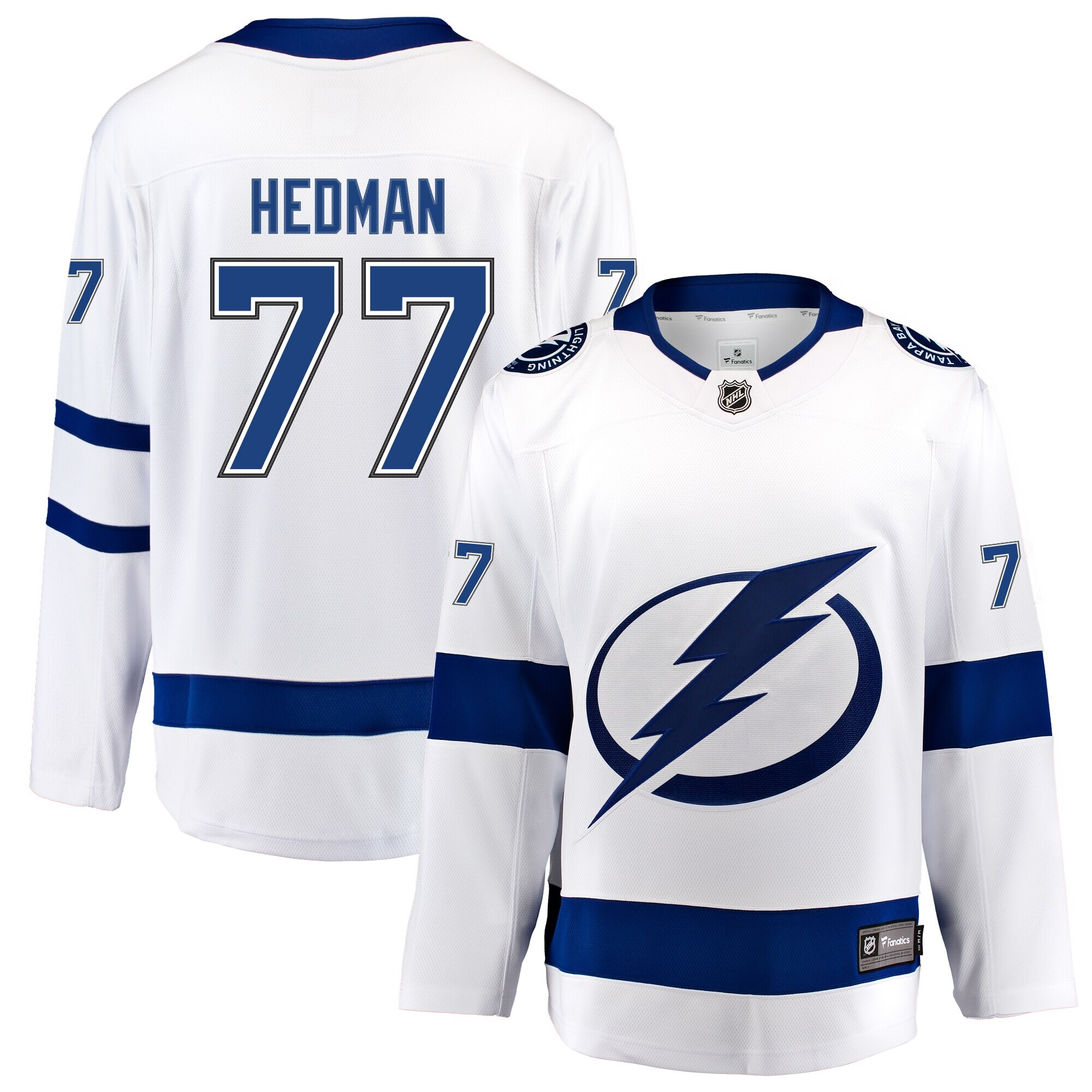Tampa BAY Lightning Fanatics Branded Away Breakaway Jersey Victor Hedman 2025/26