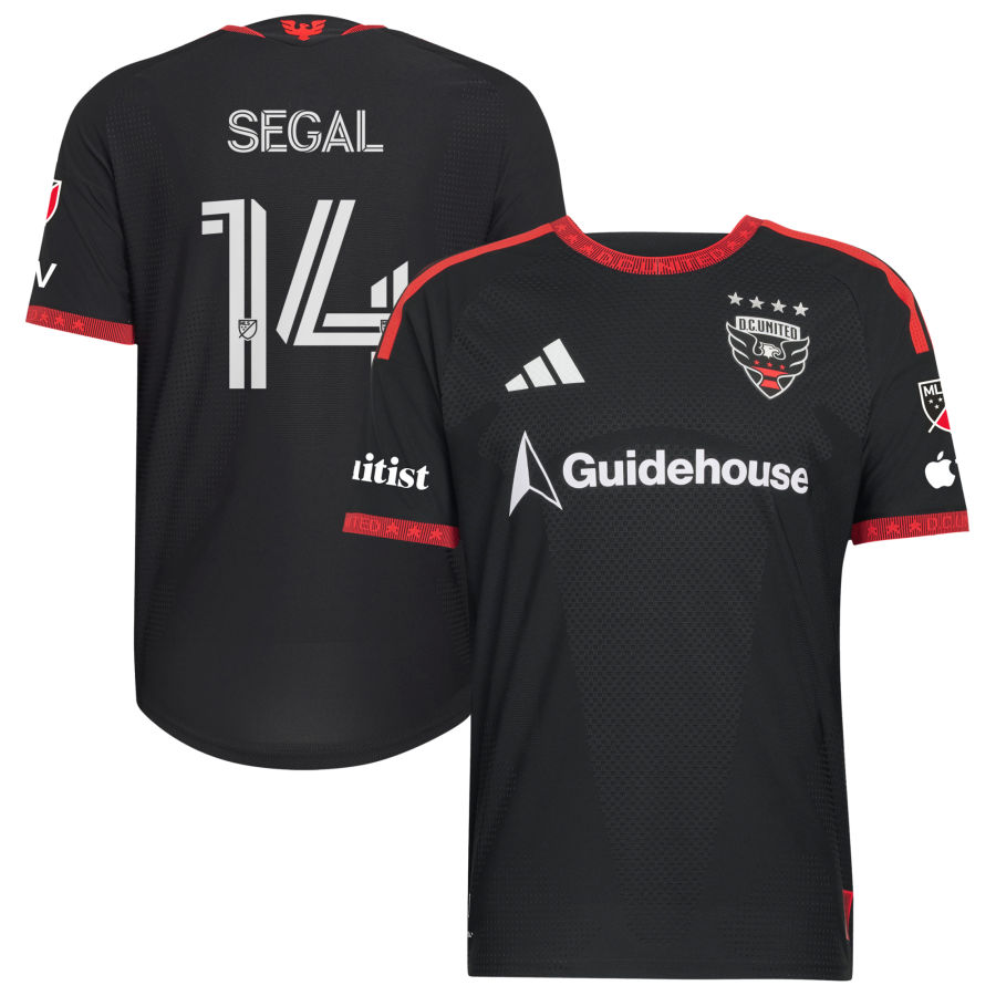 Adidas Lucas Bartlett Black DC United 2026 Black and Red Kit Replica Jersey 2026