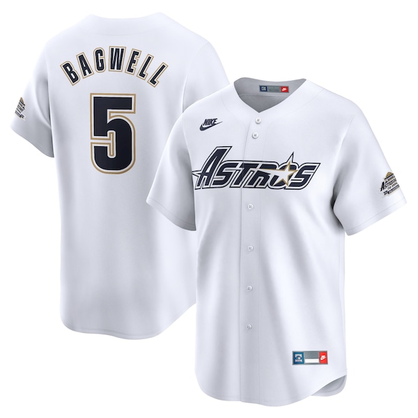 Jeff Bagwell Houston Astros Nike Throwback Cooperstown Collection Limited Jersey 2025/26