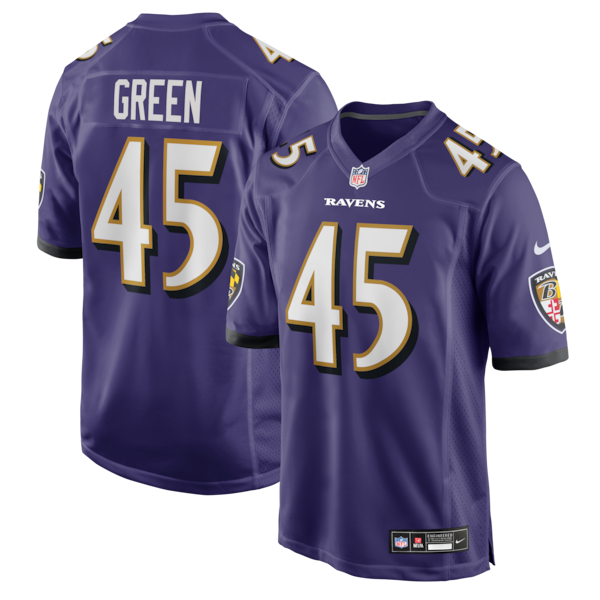 Mike Green Baltimore Ravens Nike Team Game Jersey Purple 2025/26