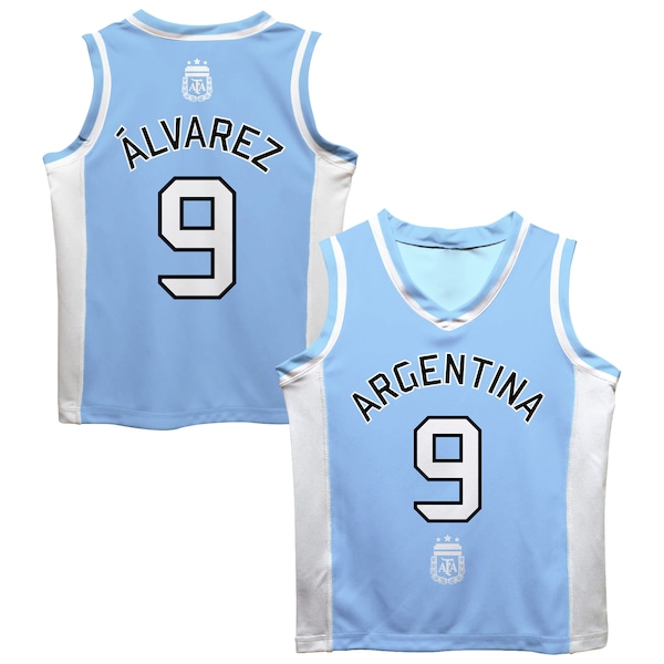 Argentinien Julián álvarez Argentina National Team Vive la Fete Mesh Basketball Jersey Light Blue 2026