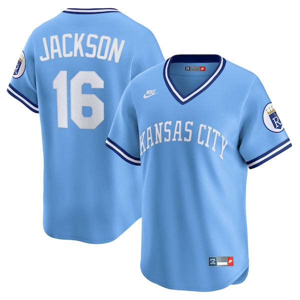 Bo Jackson Kansas City Royals Nike Throwback Cooperstown Collection Limited Jersey Light 2025/26