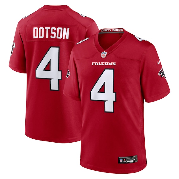 CJ Henderson Atlanta Falcons Nike Team Game Jersey RED 2026/27