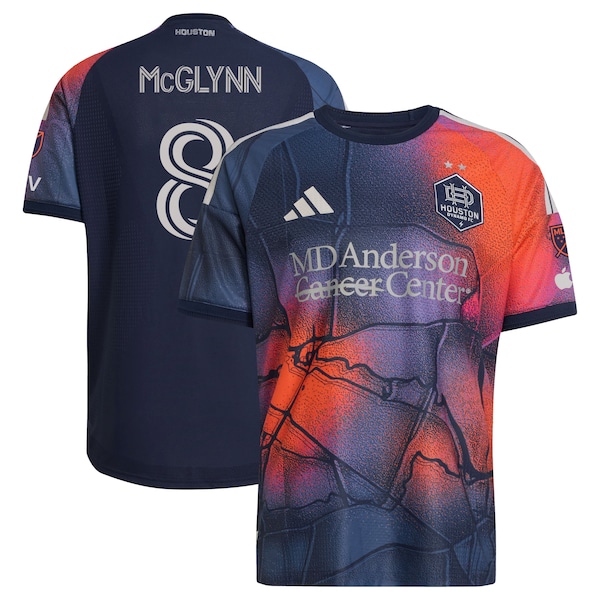 Jack Mcglynn Houston Dynamo FC Adidas 2026 Mission Control On Field Authentic Patch Jersey 2026
