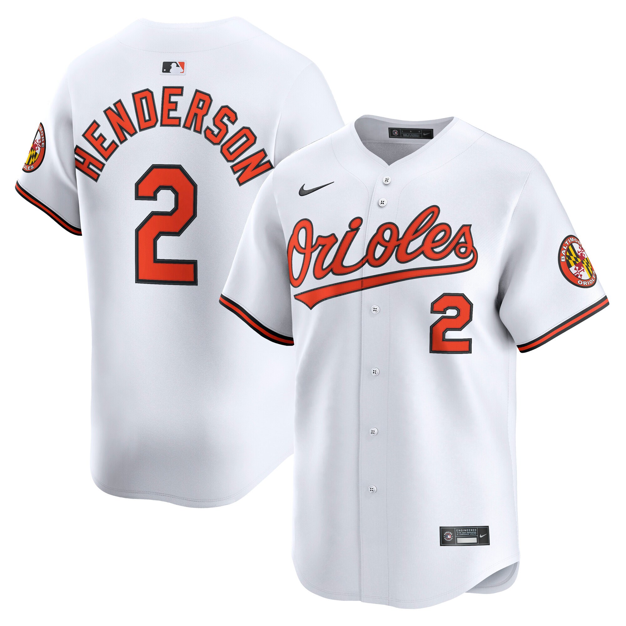 Gunnar Henderson Baltimore Orioles Nike Limited Player Jersey 2025/26