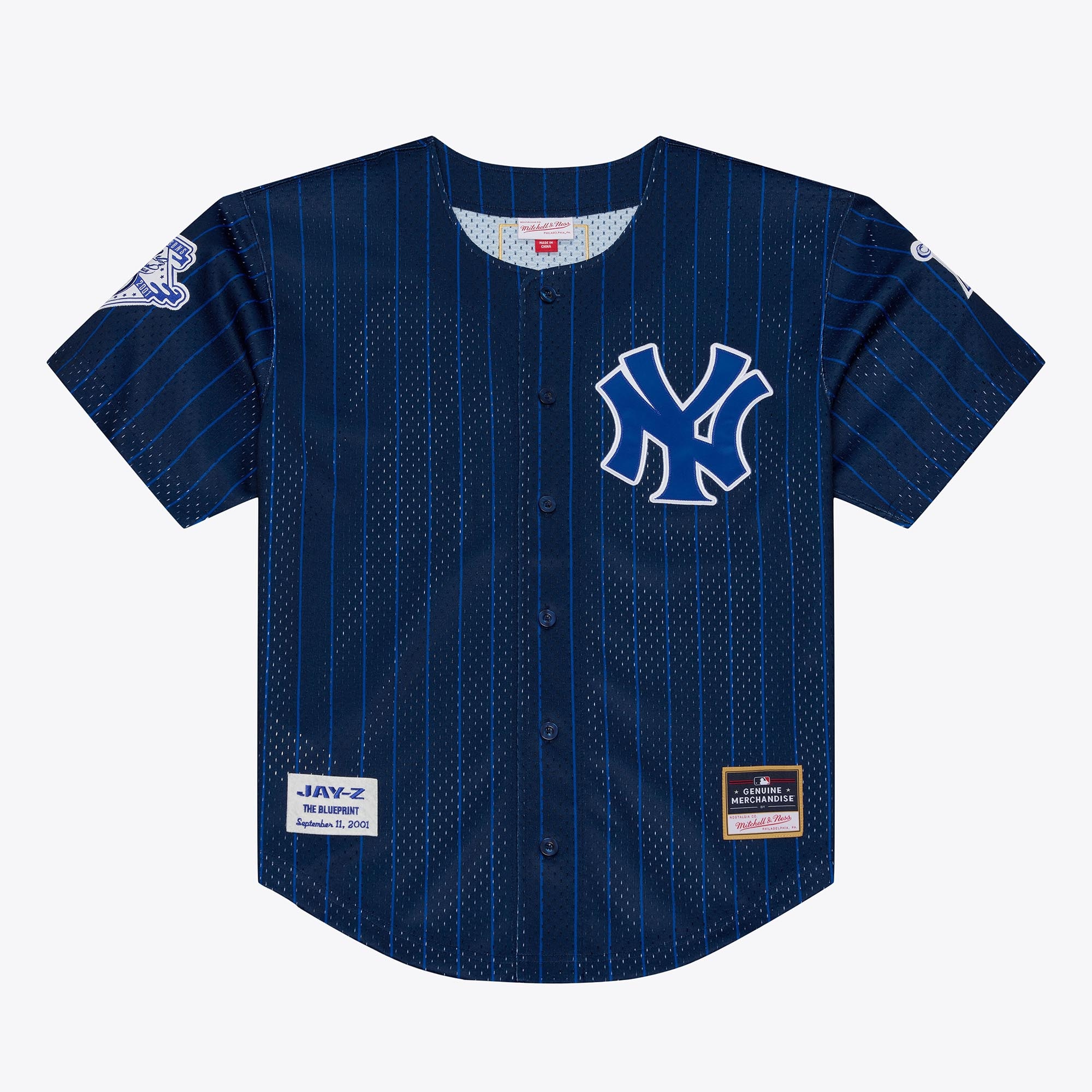 New York Yankees Jay Z the Blueprint X Mitchell and Ness Mesh Baseball Jersey 2025/26