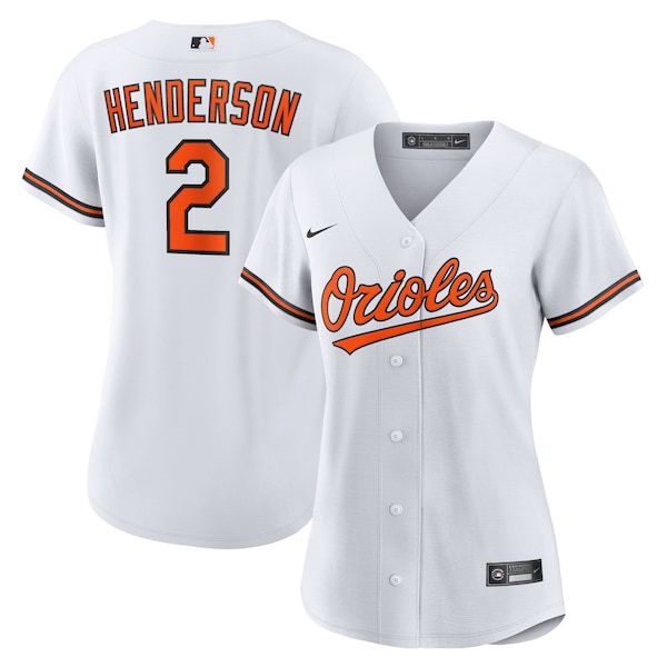 Gunnar Henderson Baltimore Orioles Nike Replica Player Jersey White 2026/27