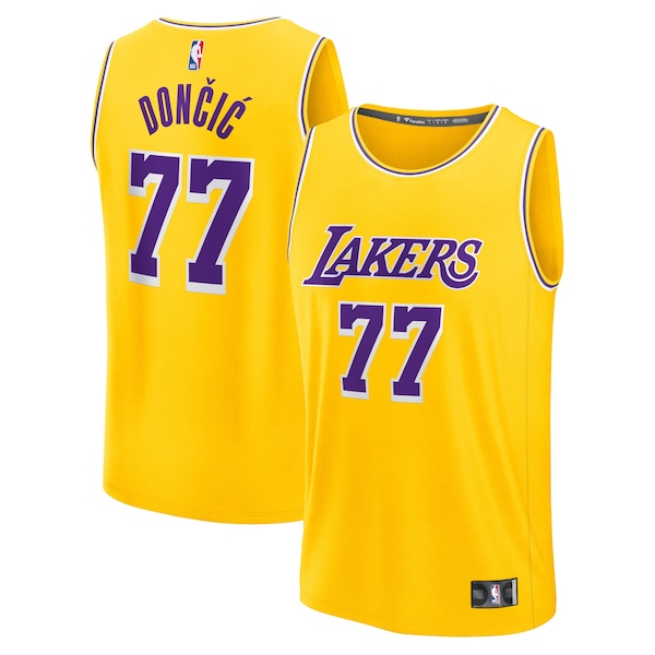 Luka Dončić LOS Angeles Lakers Fanatics Fast Break Replica Player Jersey Gold 2026/27