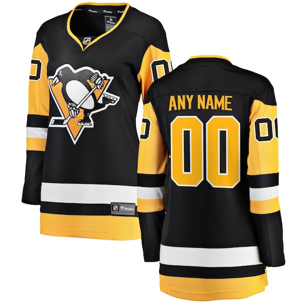 Pittsburgh Penguins Fanatics Breakaway Custom Jersey Black 2026/27