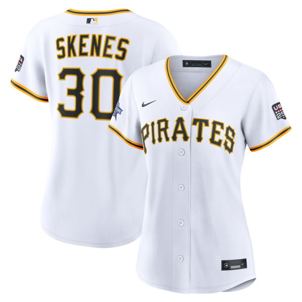 2026 ALL Star Game Womens Pittsburgh Pirates Paul Skenes Nike White Replica Jersey 2026