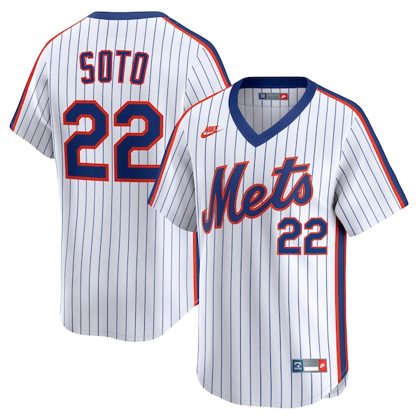 Juan Soto New York Mets Nike Cooperstown Collection Limited 40th Anniversary Jersey 2025/26