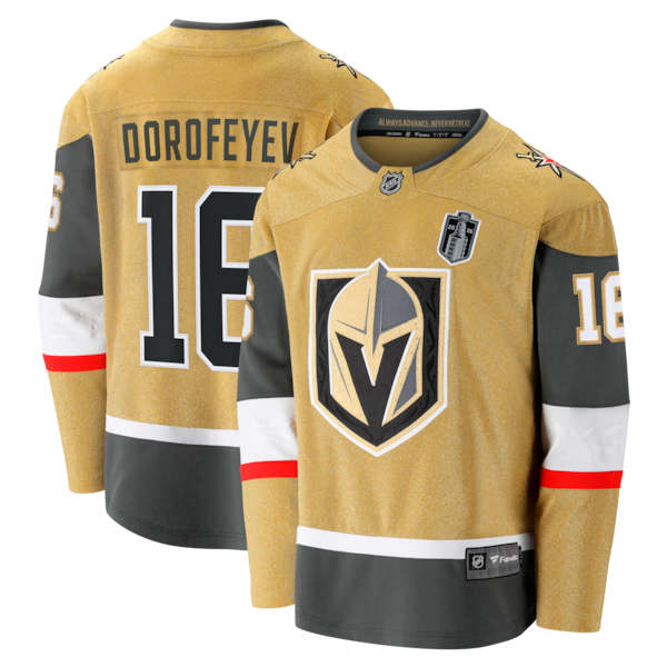 Pavel Dorofeyev Vegas Golden Knights Fanatics 2026 Stanley CUP Final Breakaway Jersey Gold 2026