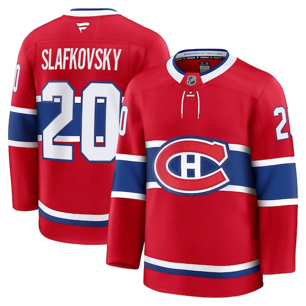 Juraj Slafkovsky Montreal Canadiens Fanatics Premium Jersey RED 2025/26