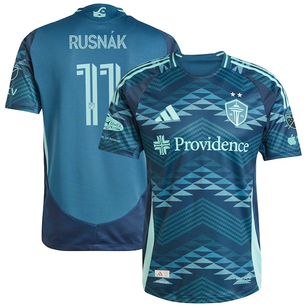 Seattle Sounders FC Mens Adidas Albert Rusnak Blue Seattle 2025
