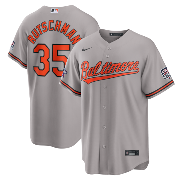 2026 ALL Star Game Baltimore Orioles Adley Rutschman Nike Gray Replica Jersey 2026