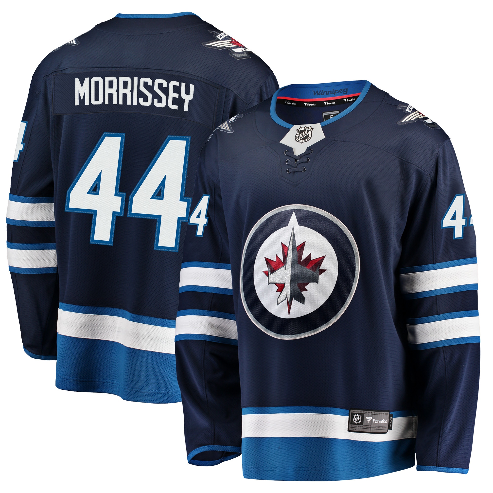 Josh Morrissey Winnipeg Jets Fanatics Breakaway Replica Jersey Navy 2025/26