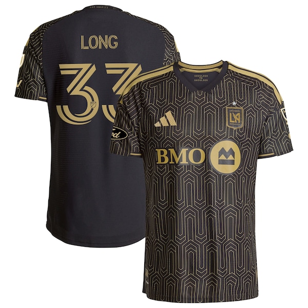 Los Angeles FC Aaron Long Lafc Adidas 2026 Primary Kit On Field Authentic Jersey 2026