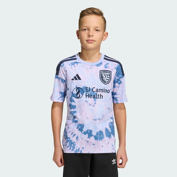 San Jose Earthquakes Adidas Youth 2026 the Dead Kit Replica Jersey Light 2026