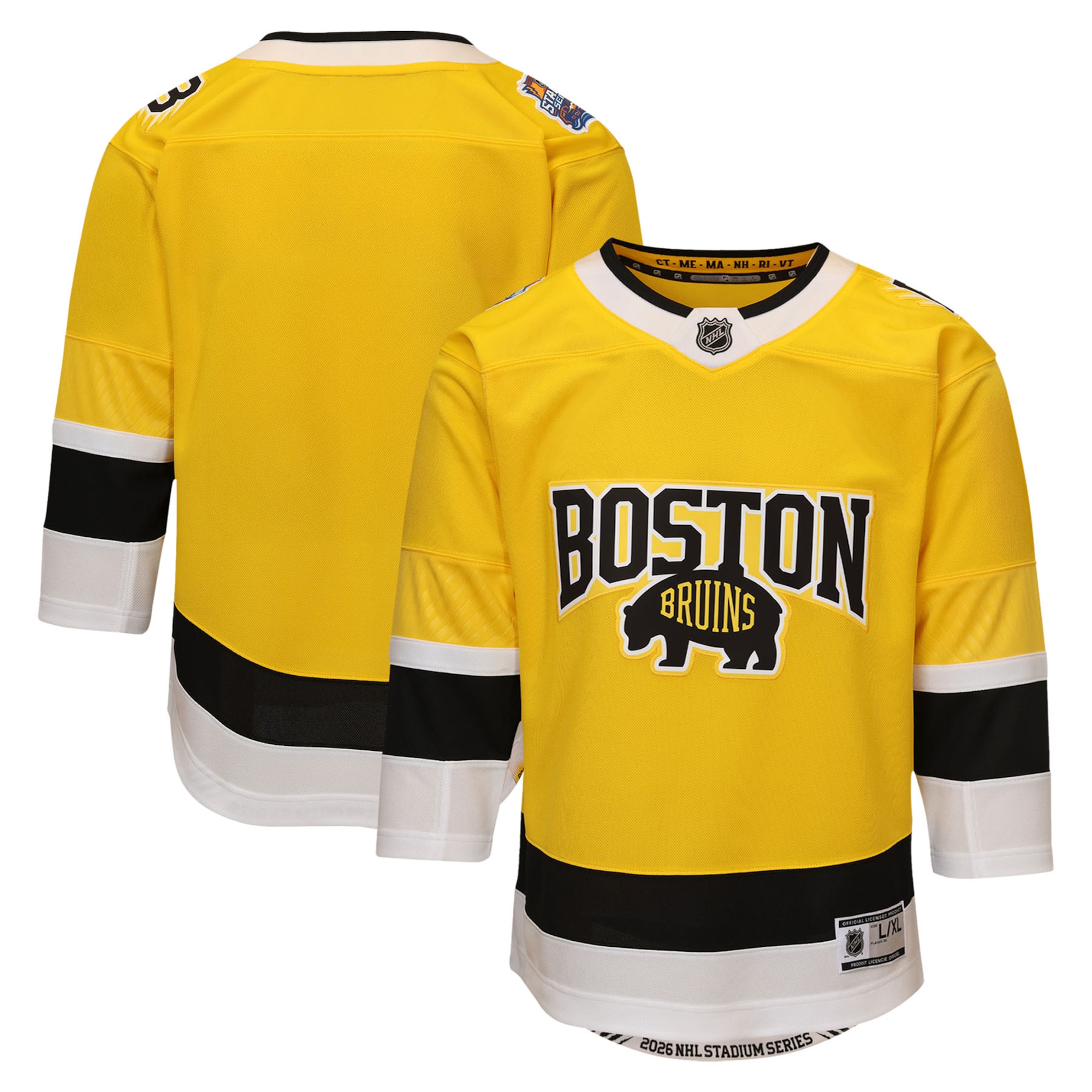 Boston Bruins Outerstuff 2026 Stadium Series Premier Jersey 2026