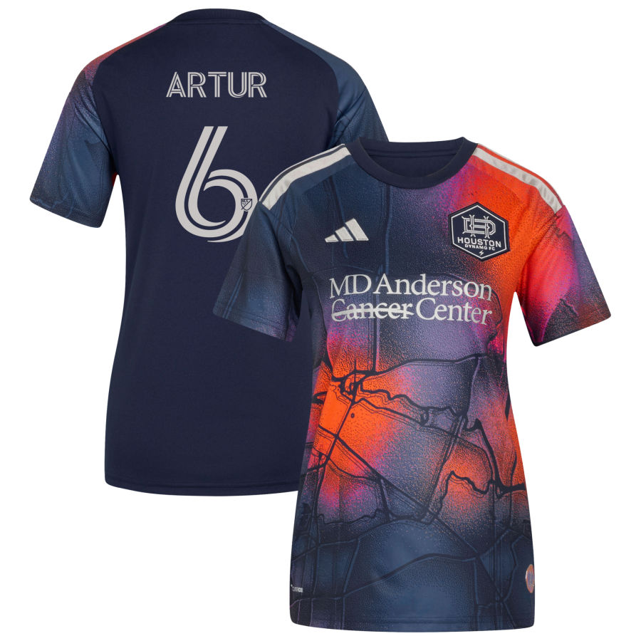 Adidas Jack Mcglynn Blue Houston Dynamo FC 2026 Mission Control Replica Jersey 2026