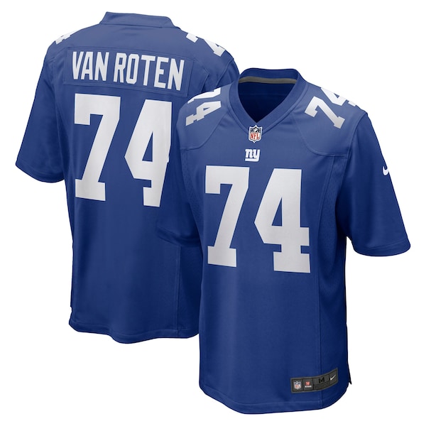 Greg van Roten NEW York Giants Nike Team Game Jersey Royal 2025/26