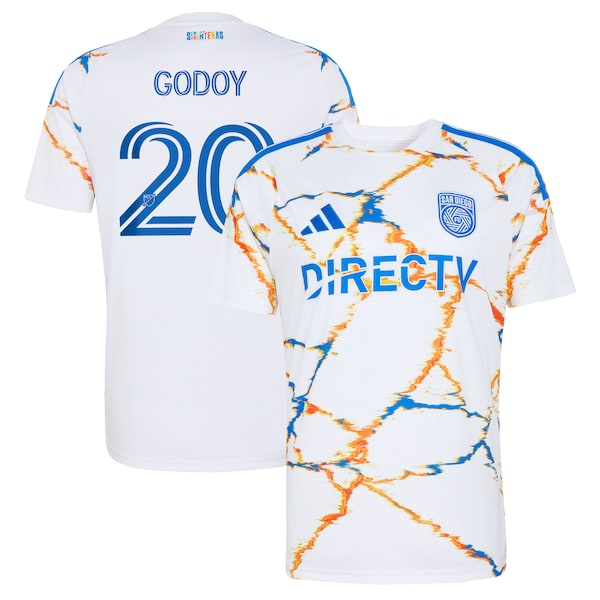 Anibal Godoy San Diego FC Adidas 2026 Unprecedented Unity Kit Replica Jersey 2026