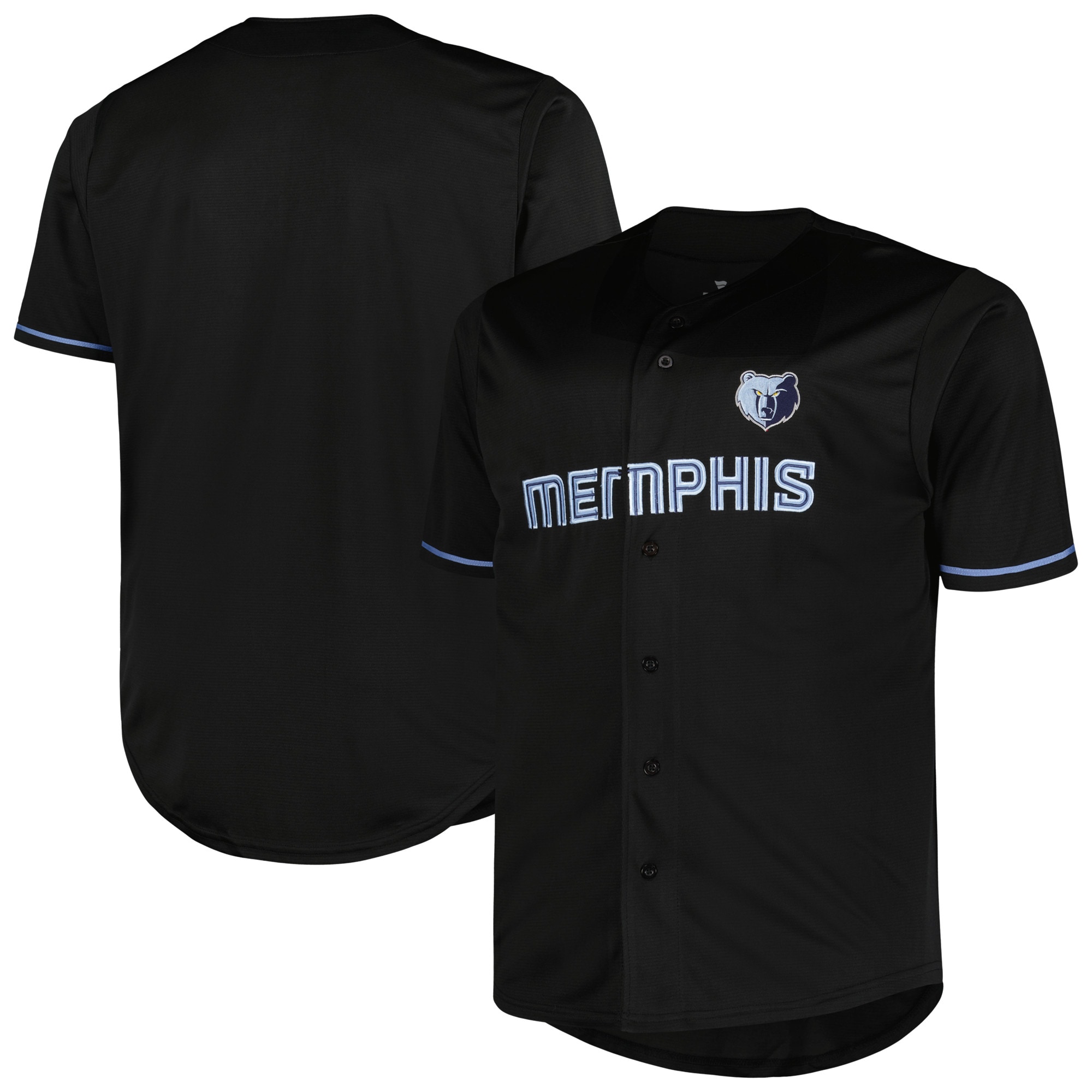 Memphis Grizzlies Profile BIG and Tall POP Jersey Black 2025/26
