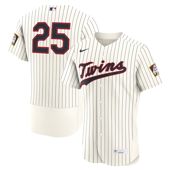 2026 All Star Edition Stars and Stripes Minnesota Twins Byron Buxton Nike White Stadium Jersey 2026