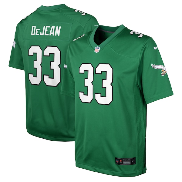 Philadelphia Eagles Nike Ersatz Spieltrikot Kellygrün Cooper Dejean Jugendliche 2025/26