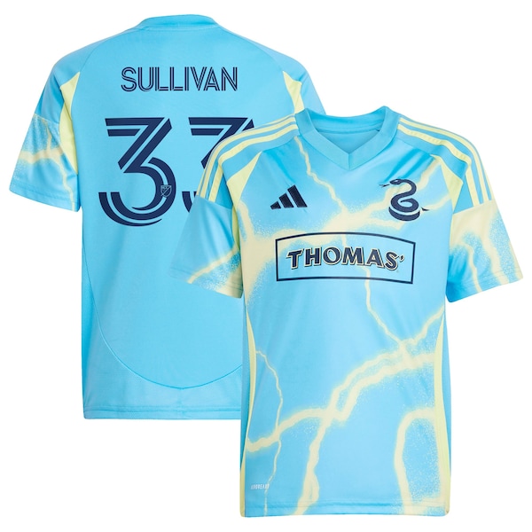 Philadelphia Union Youth Adidas Quinn Sullivan Blue Philadelphia 2025