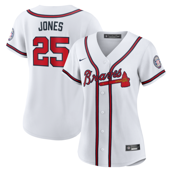 Andruw Jones Atlanta Braves Nike Womens 2026 Baseball Hall of Fame Retired Player Replica Jersey 2026
