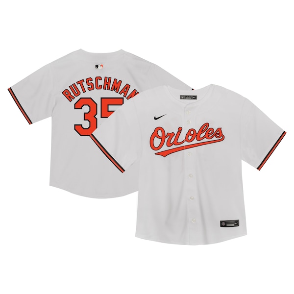 Adley Rutschman Baltimore Orioles Nike Toddler Game Jersey White 2025/26