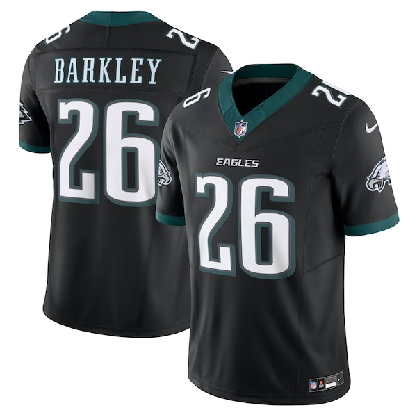 Saquon Barkley Philadelphia Eagles Nike Vapor Fuse Limited Jersey Black 2025/26