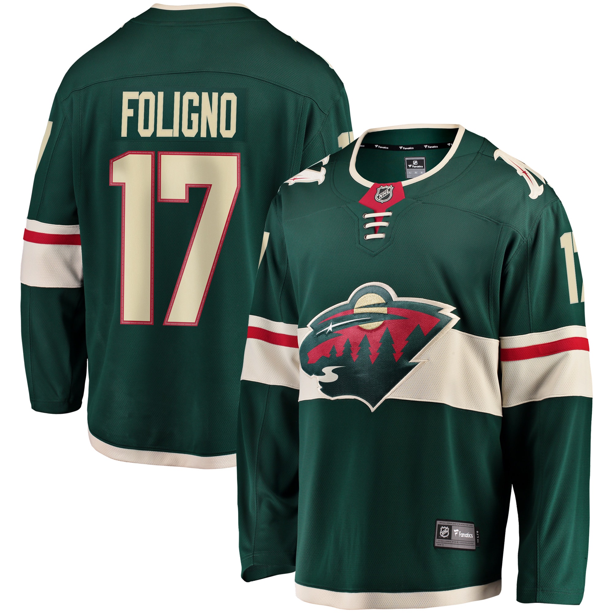 Marcus Foligno Minnesota Wild Fanatics Breakaway Jersey 2025/26