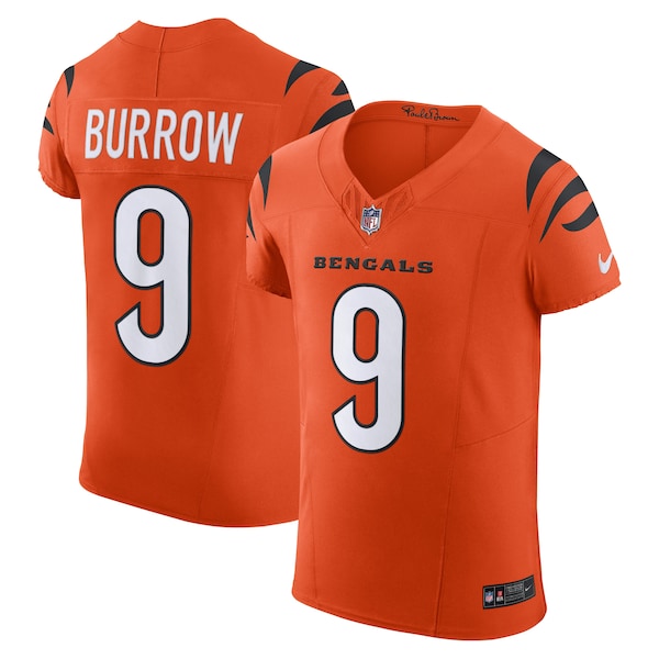 JOE Burrow Cincinnati Bengals Nike Team Vapor Fuse Elite Jersey Orange 2026/27